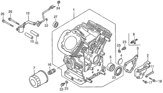 Honda GX620TXF2 Engine Cylinder Barrel Assembly Parts For SP2  Street Pro Series By Multiquip