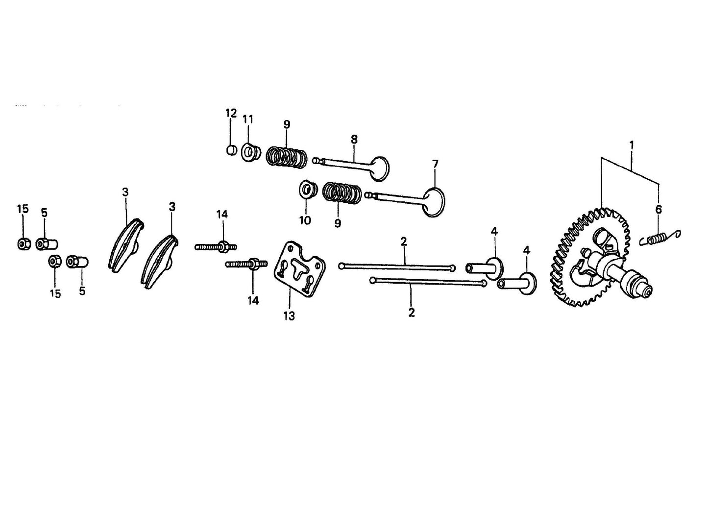 T30H HONDA GX240K1PMT2 Engine Camshaft Assembly Parts By Multiquip