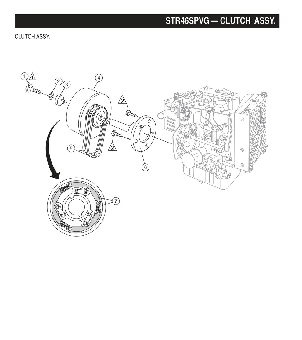 STR46SPVG STOW-Clutch Assembly
