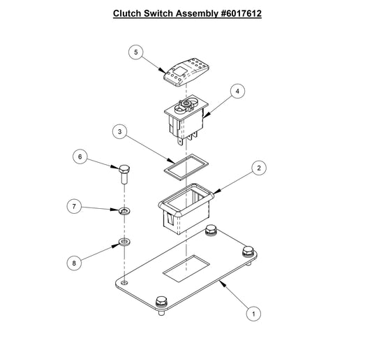 CC7574DD Clutch Switch Assembly