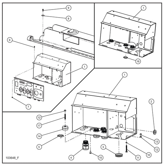 V Series Night-Lite Pro II Component Box Parts By Allmand
