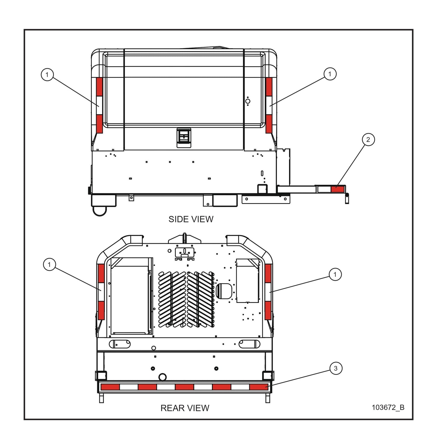 Conspicuity Tape Parts By Allmand