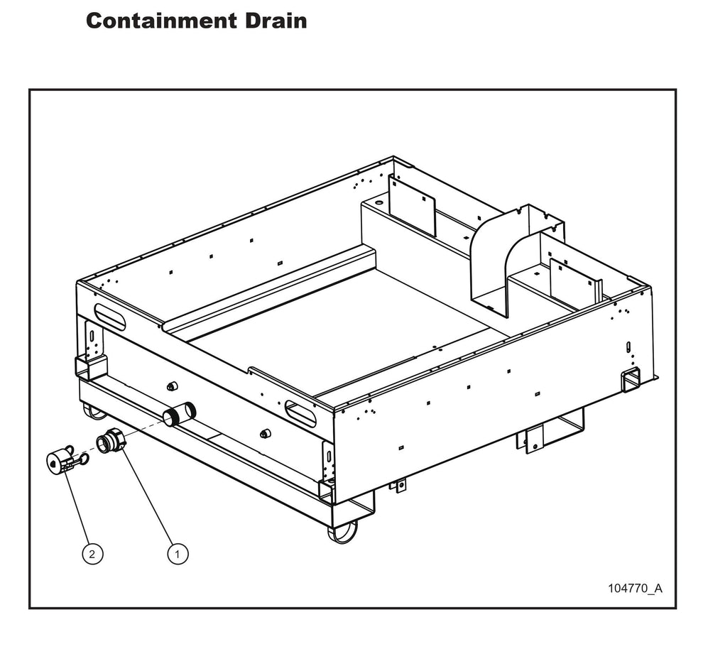 Containment Drain Parts by Allmand