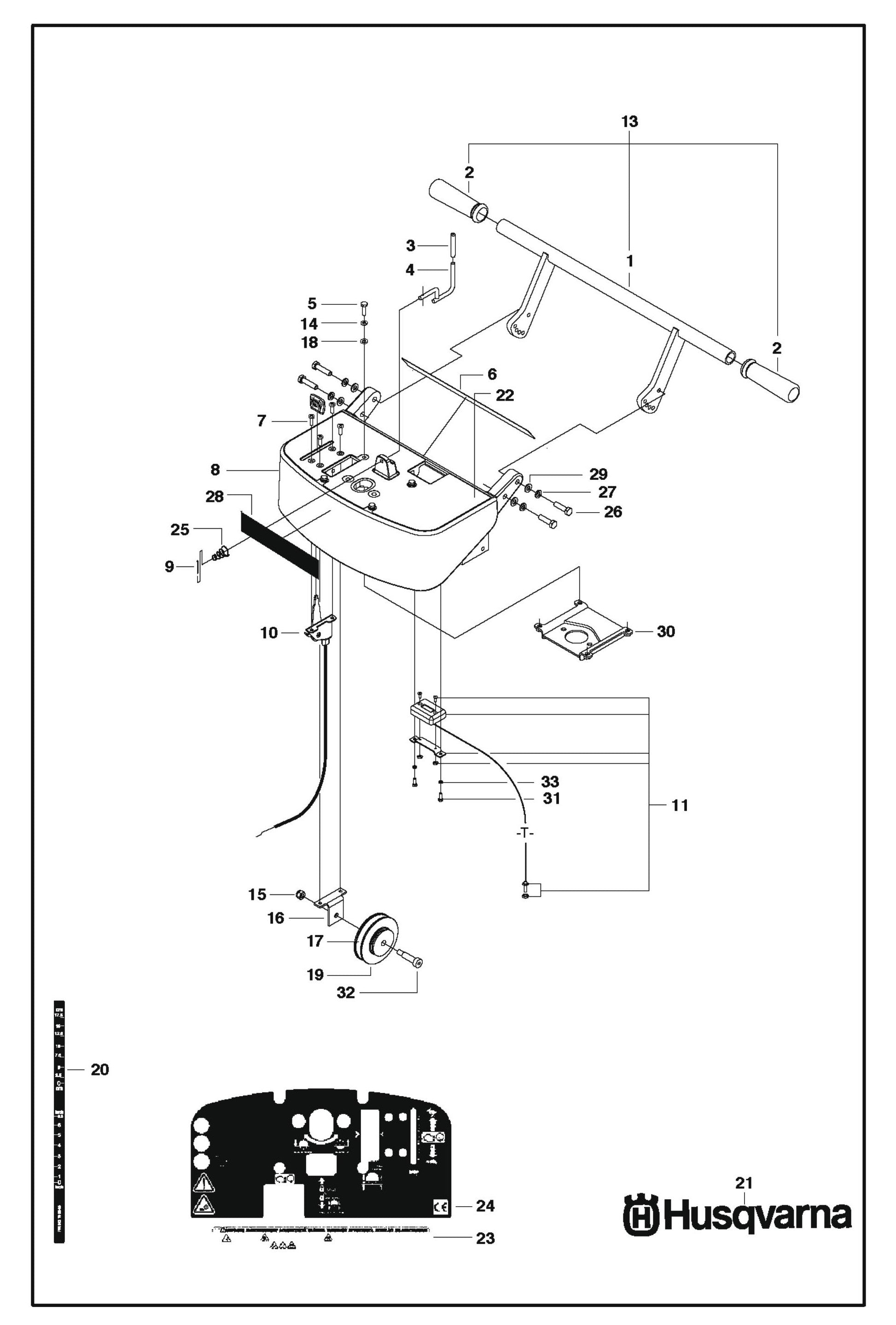 Control Console For FS410 D By Husqvarna