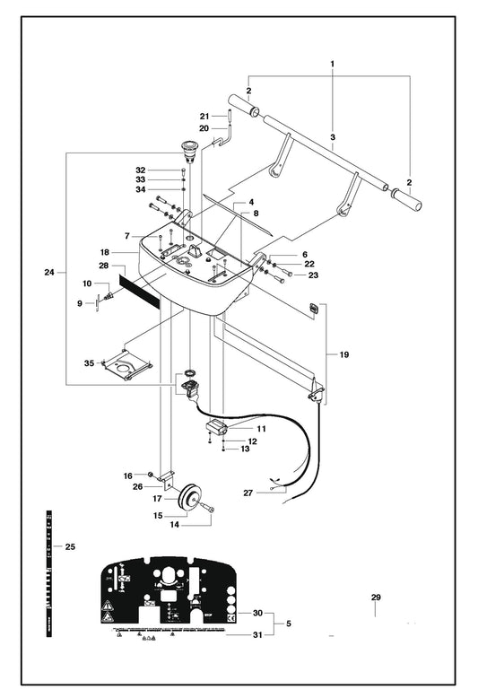Control Console For FS413 By Husqvarna