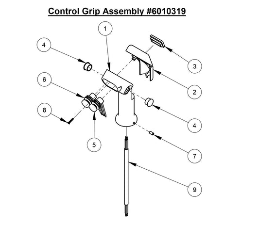 CC4144DXL Control Grip Assembly