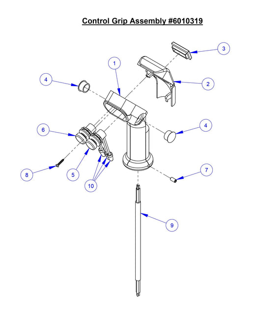 CC3535JBVP Control Grip Assembly