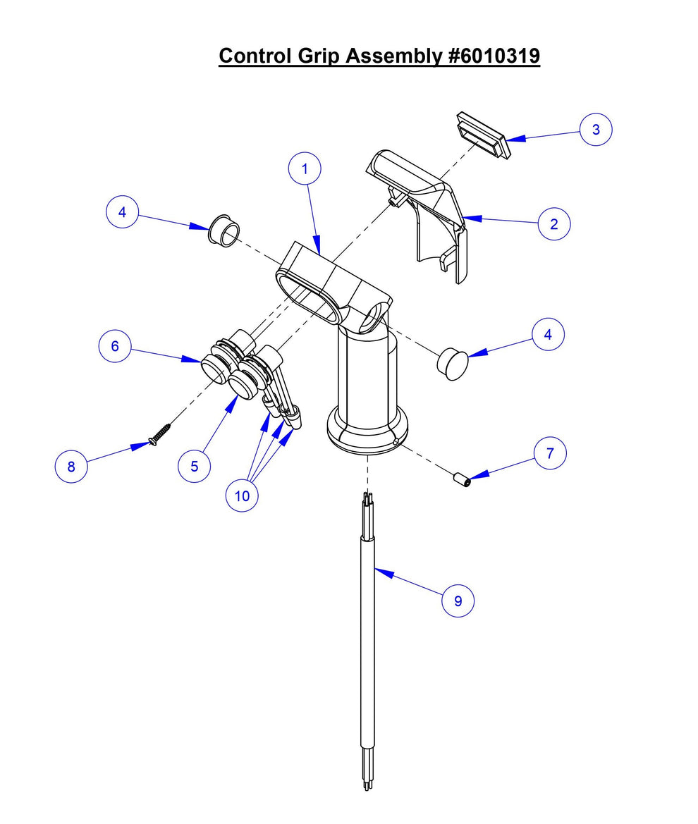 CC3535JBVP Control Grip Assembly