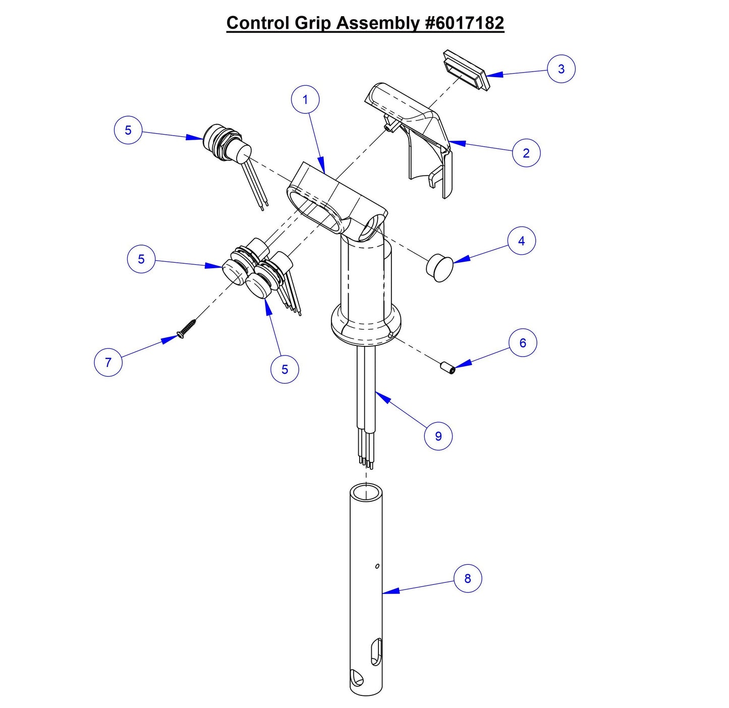 CC7574DD Control Grip Assembly