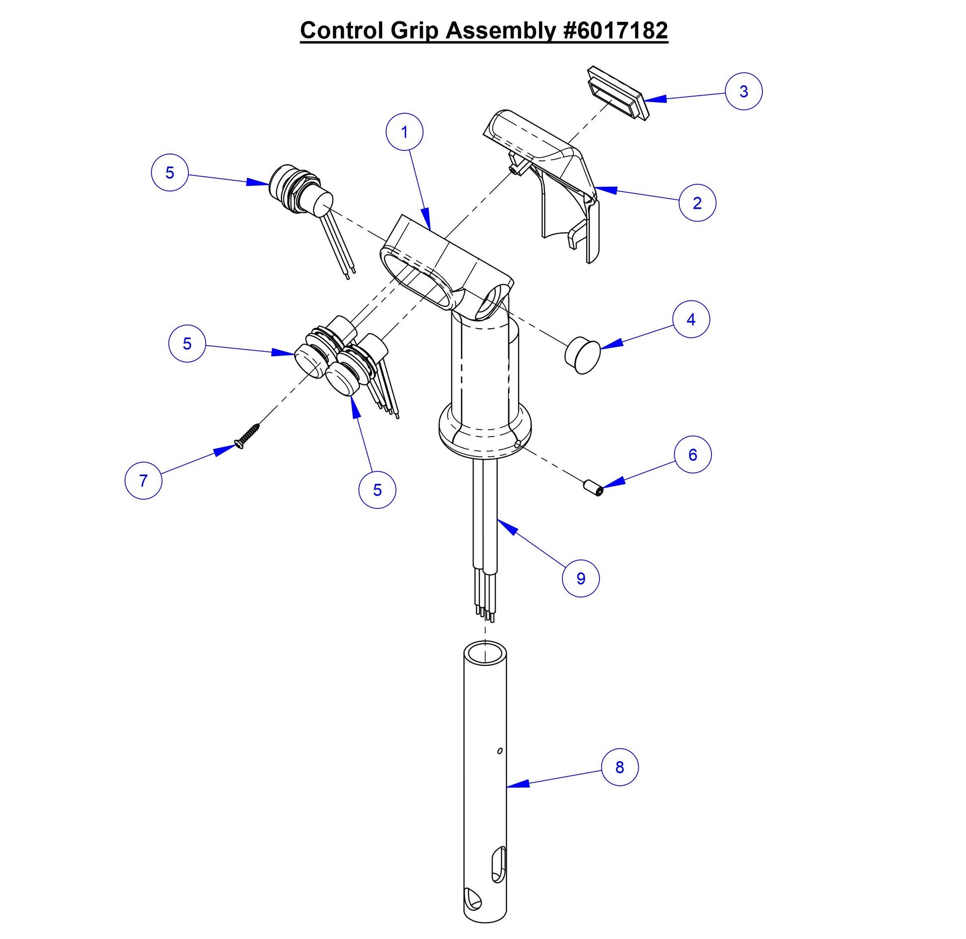 CC7574DD Control Grip Assembly