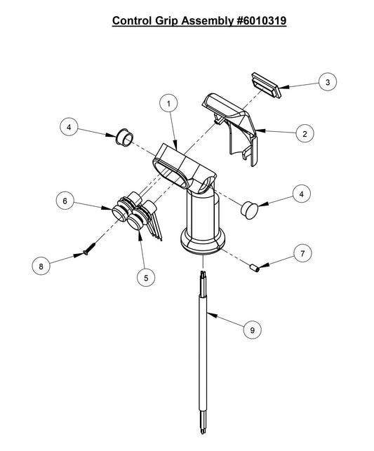 CC3700E-3 Control Grip Assembly