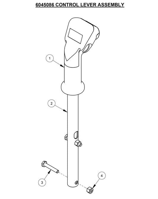 CC4120 /30EXL-3 Control Lever Assembly