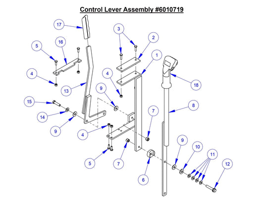CC6566 Control Lever Assembly