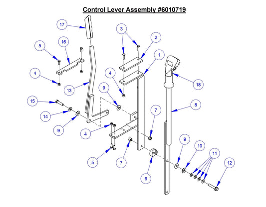 CC6566-3 Control Lever Assembly
