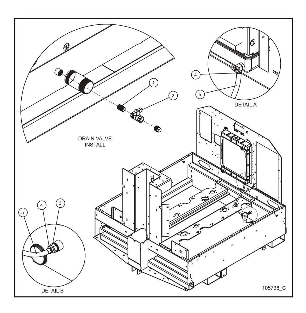 Coolant Drain Parts By Allmand