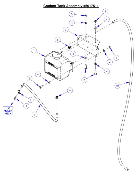 CC7574DK Coolant Tank Assembly