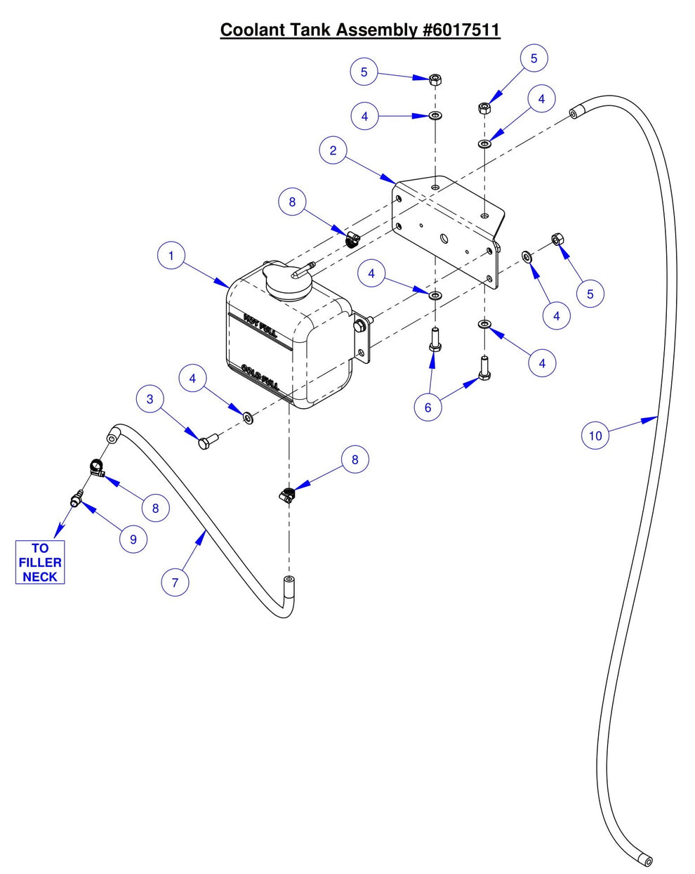 CC7574DK Coolant Tank Assembly