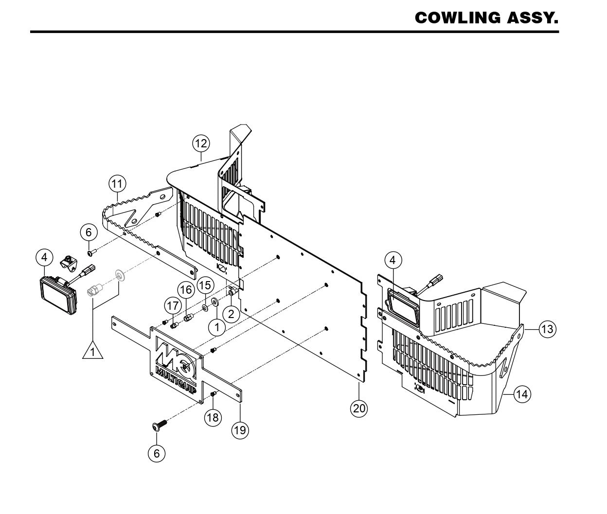 HTX6H Cowling Assembly