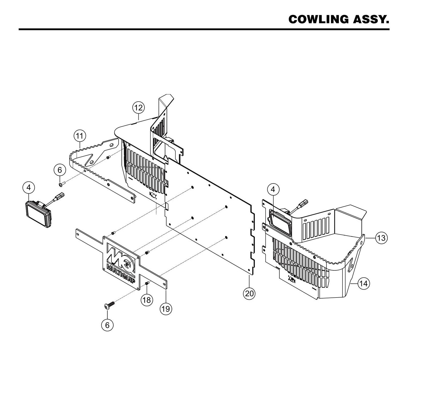 STX6H Cowling Assembly