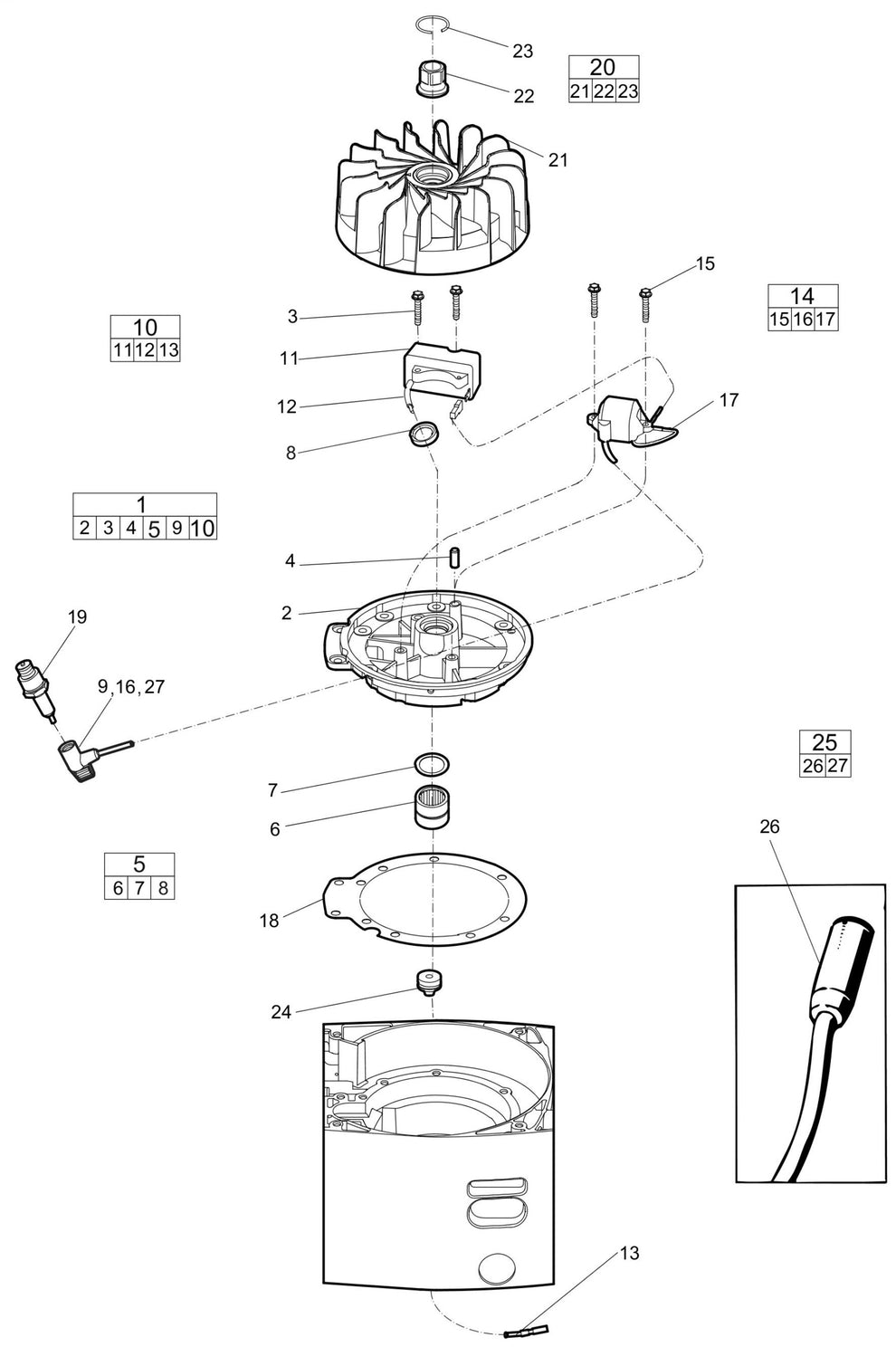 Crank case cover