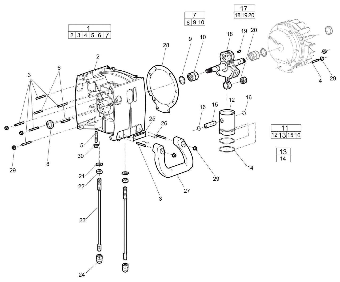 Crank case