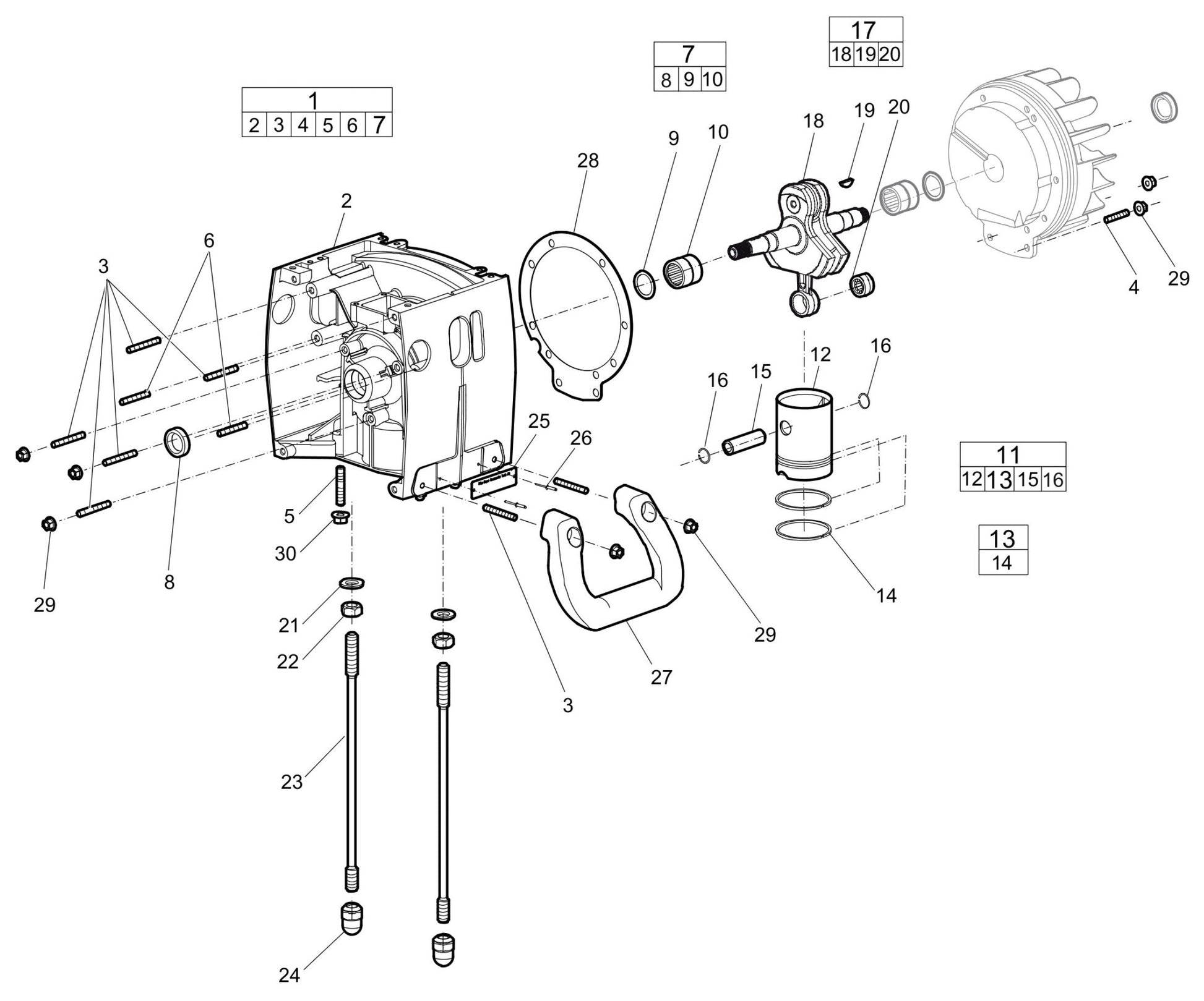 Crank case