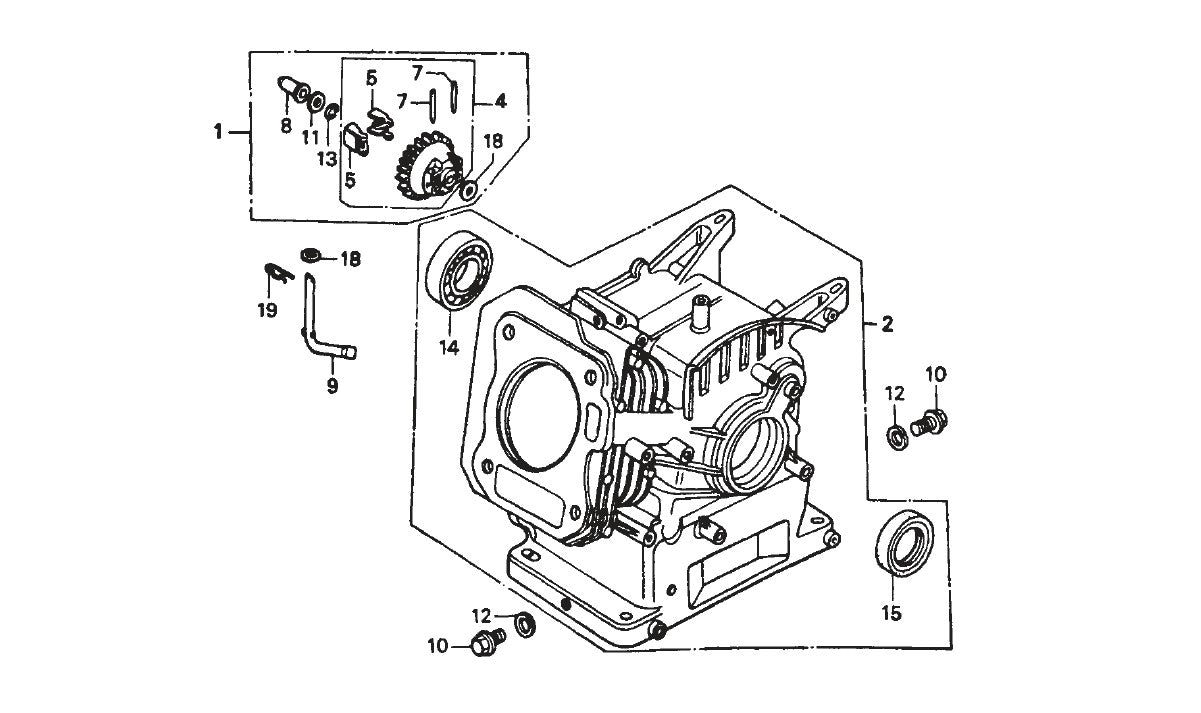 Cylinder Barrel Assembly Parts for JA Series Trowels by Multiquip Whiteman