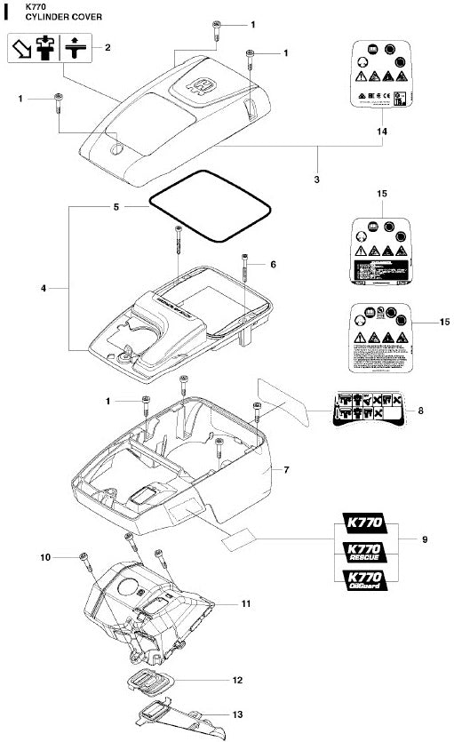 K770 Cylinder Cover