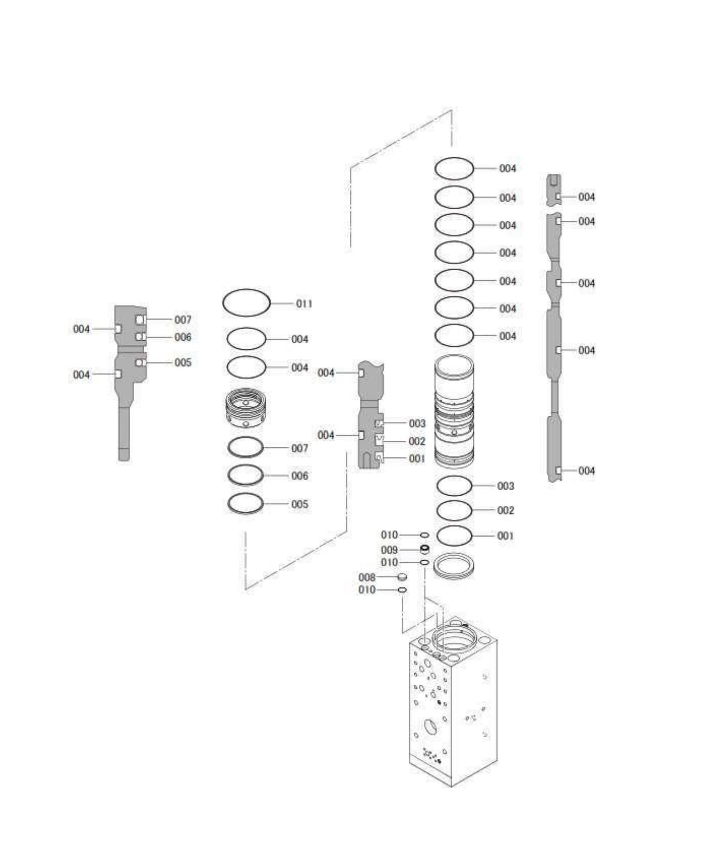 Cylinder Group Parts for FX770 By Husqvarna