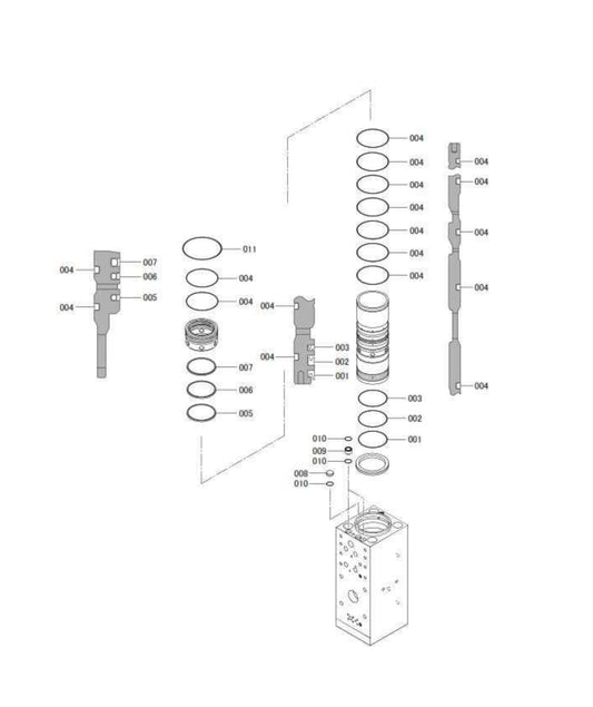 Cylinder Group Parts for FX770 By Husqvarna
