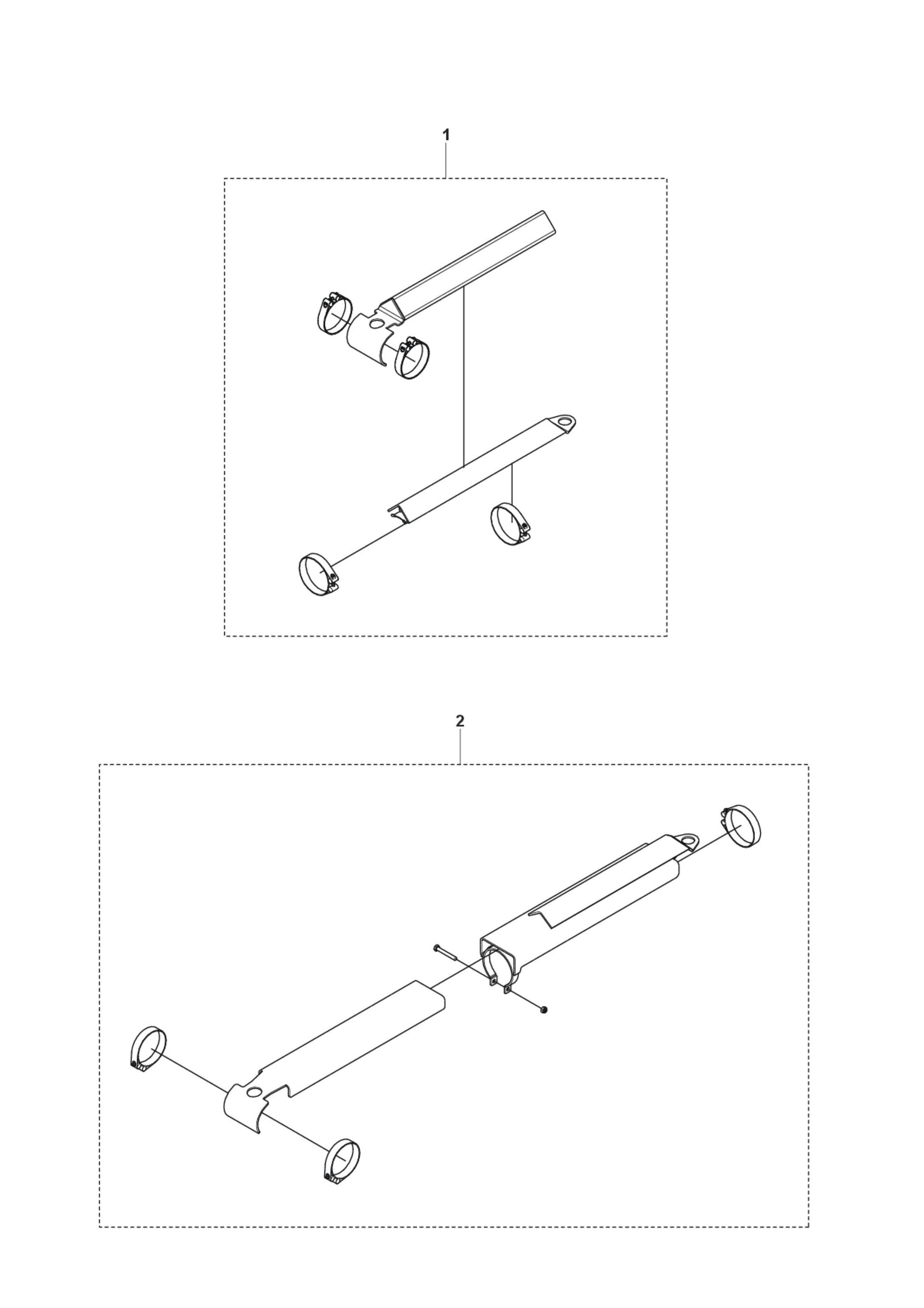 Cylinder Protection fig 1 Parts for DXR 275 By Husqvarna