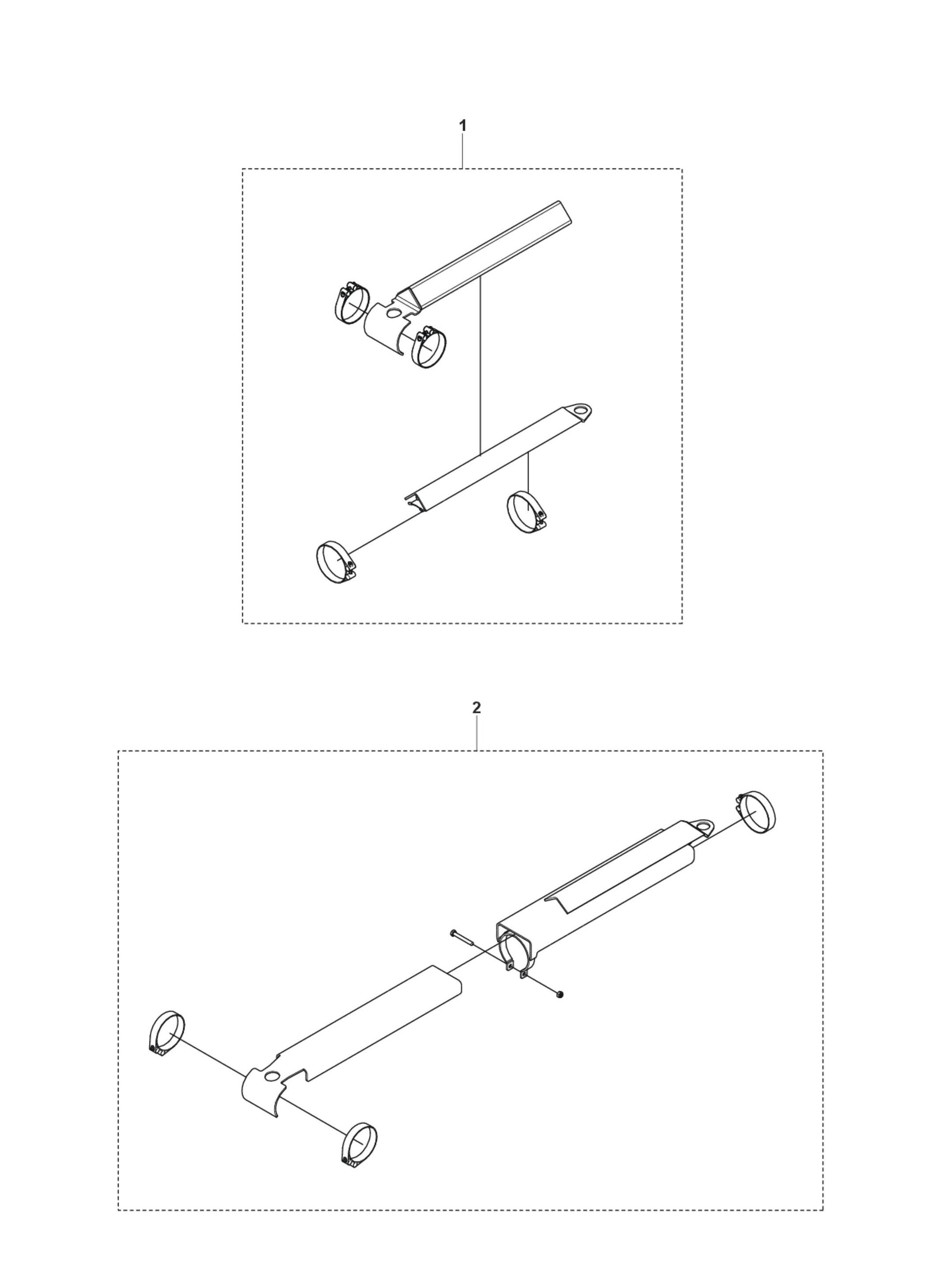 Cylinder Protection fig 1 Parts for DXR 305 By Husqvarna