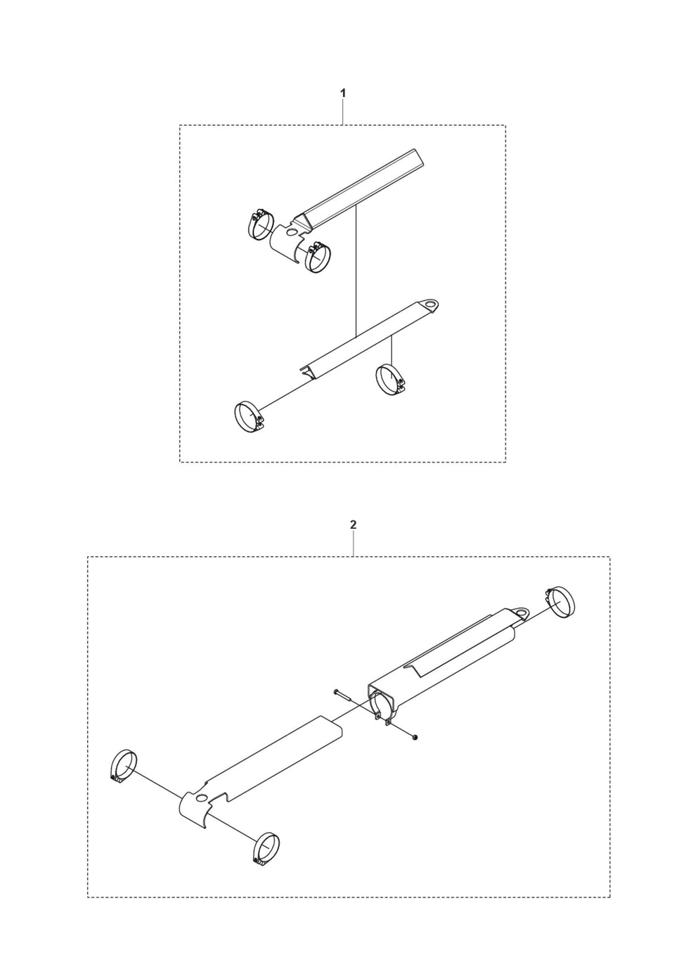 Cylinder Protection fig 1 Parts for DXR 305 By Husqvarna