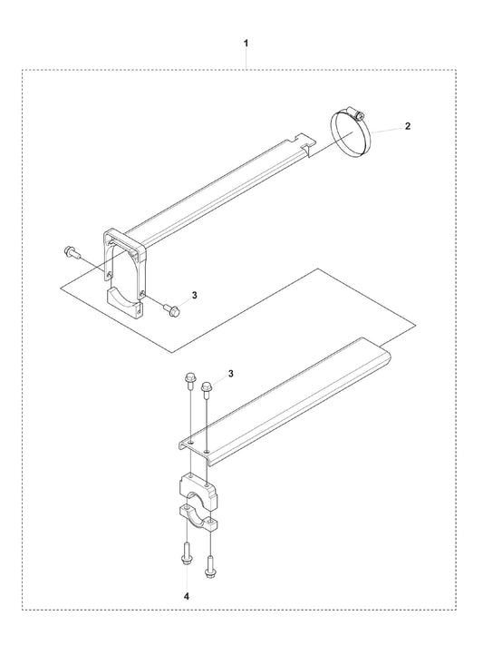 Cylinder Protection Parts for DXR 145 By Husqvarna