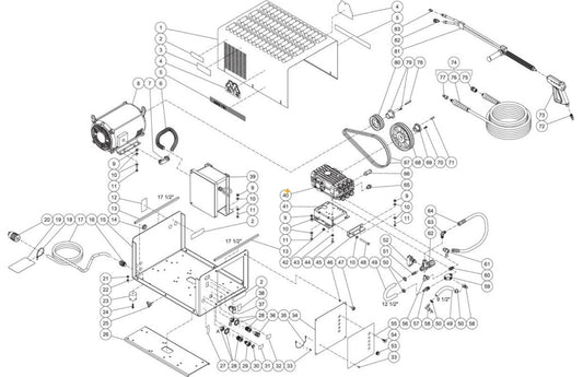DC-2004-WSE2G (sn:10165217-10375000), (sn:10375001-10495457) Frame Assembly Parts by Mi-T-M