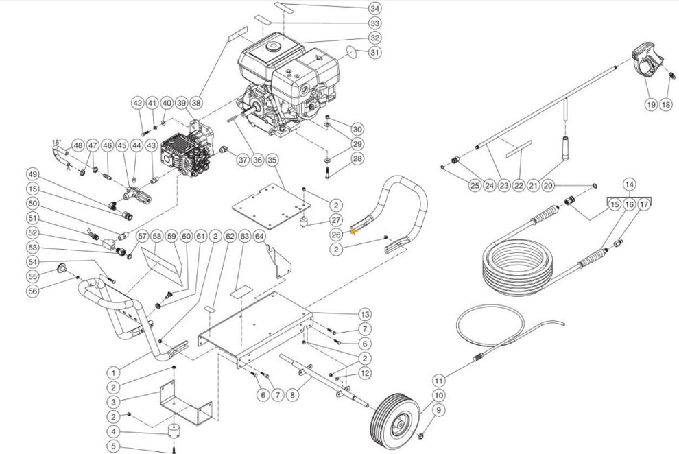 DC-3003-A0H6A, DC-3003-A0H6G, DC-3003-A0K6A, DC-3003-A0K6G, DC-3003-A0M6A (sn:0-99999999) Frame Assembly Parts by Mi-T-M