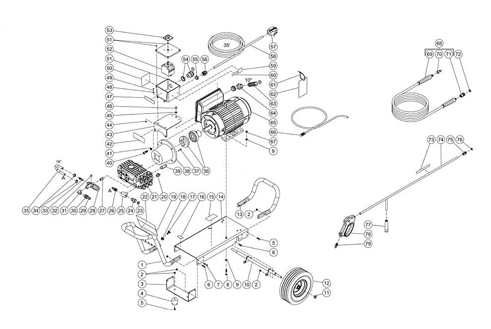 DC-3005-A0E2G (sn:0-99999999) Frame Assembly Parts by Mi-T-M