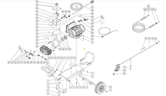 DC-3005-A0E2G (sn:0-99999999) Frame Assembly Parts by Mi-T-M