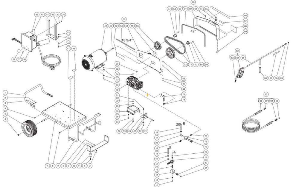 DC-3005-W0E2G (sn:11448403-99999999) Frame Assembly Parts by Mi-T-M
