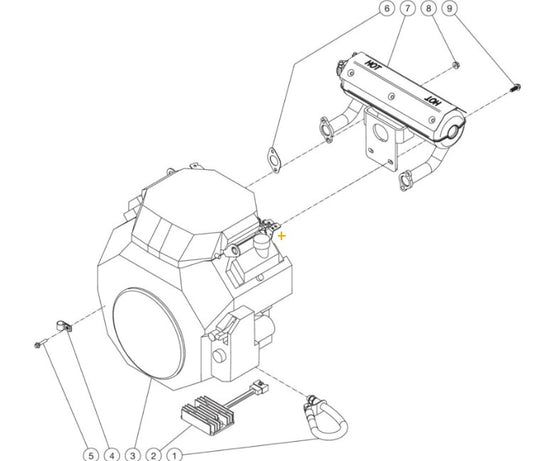 DC-7004-WC4H6G (sn:0-99999999) Engine Assembly Parts by Mi-T-M 