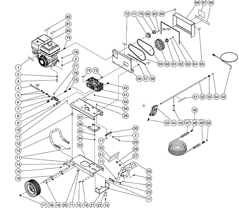 DC-3504-BA0H6G, DC-3504-BA0K6G Frame Assembly Parts by Mi-T-M