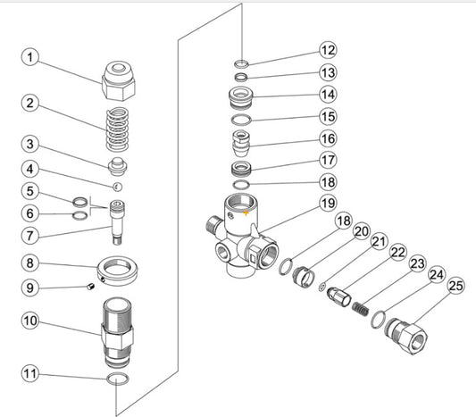 DC-5004-WC4H6A/WC4H6G, DC-5005-WC4H6G (sn:0-99999999) Unloader Assembly Parts by Mi-T-M