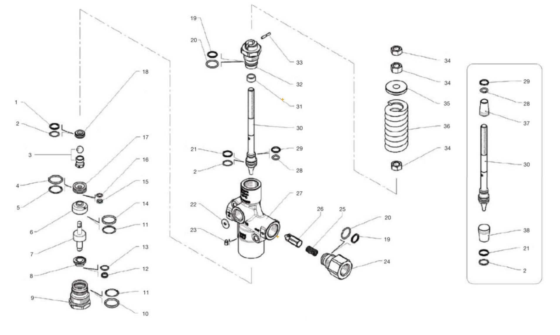 DC-7004-WC4H6G (sn:0-99999999) Unloader Assembly Parts by Mi-T-M