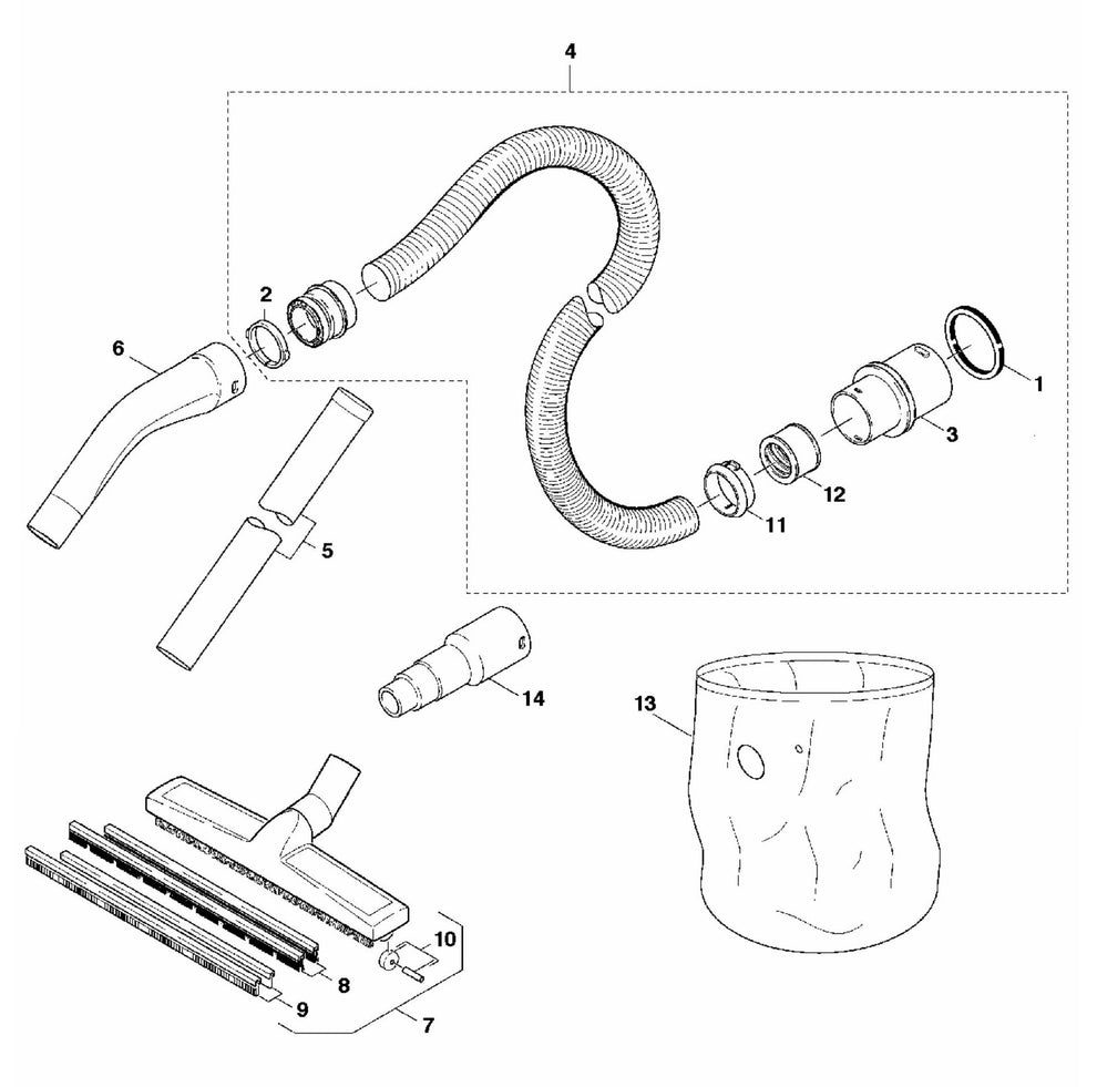 DC 3000 Accessories Assembly Parts
