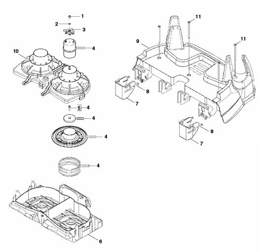 DC 3000 Filter Assembly Parts