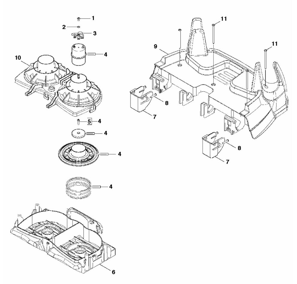 DC 3000 Filter Assembly Parts