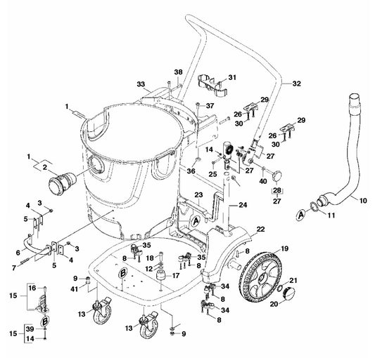 DC 3000 Tank Assembly Parts