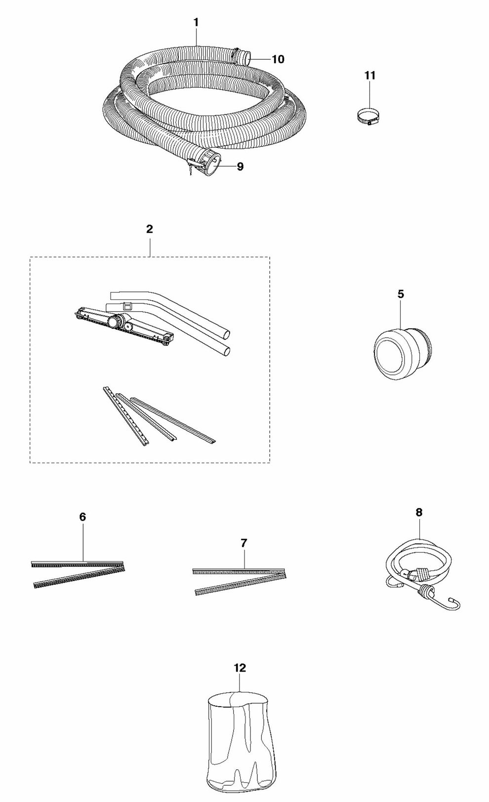DC 5500 Accessories Assembly Parts