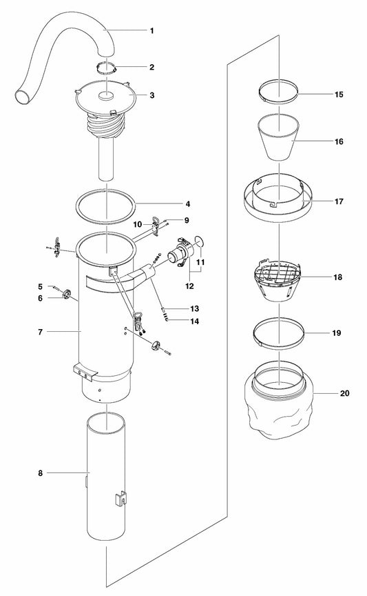 DC 6000 Housing Assembly Parts
