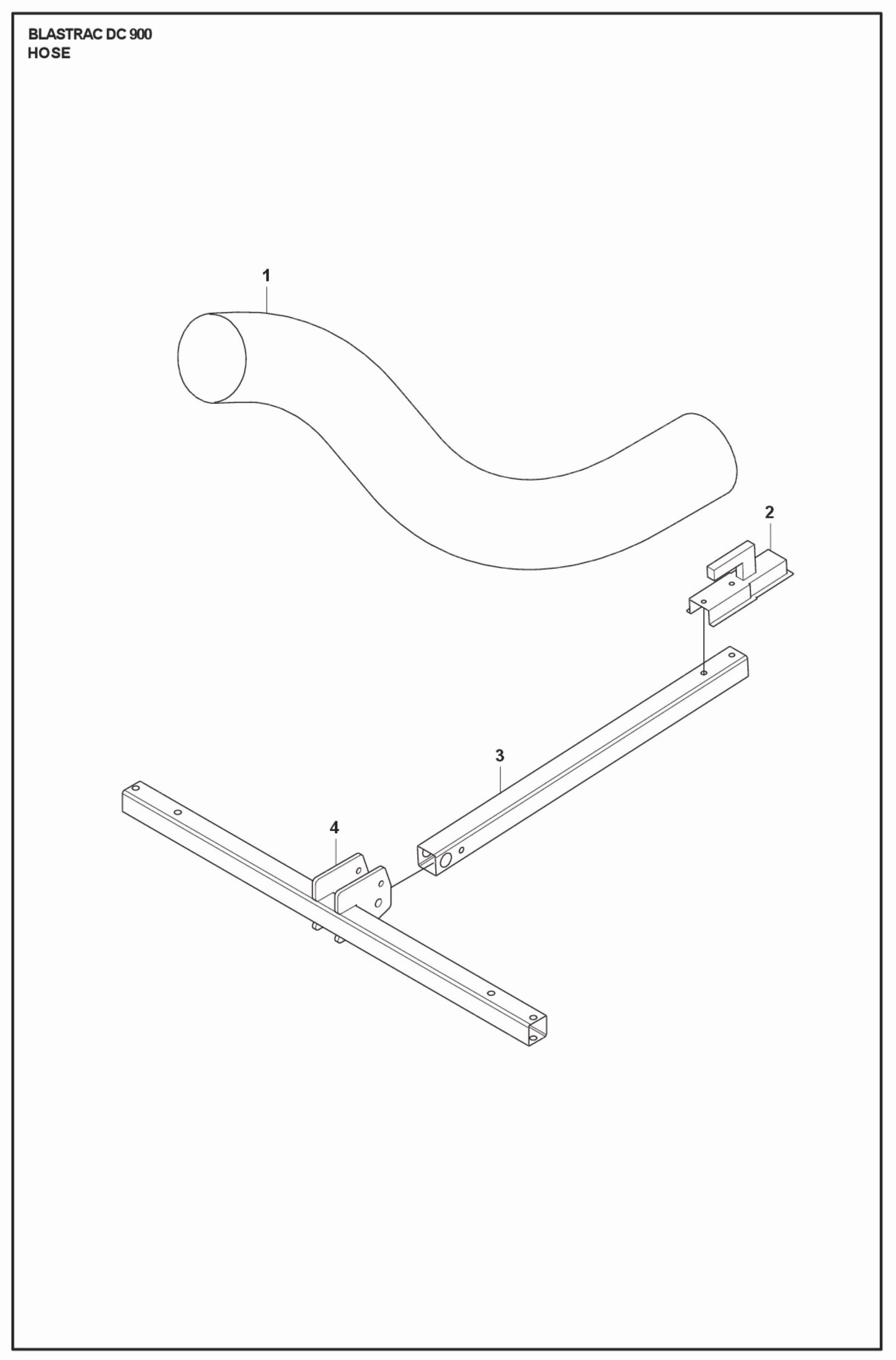 Hose Parts For DC 900 By Husqvarna	